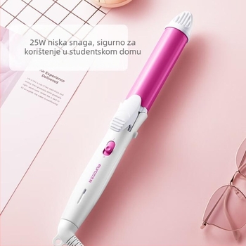 2-u-1 uređaj za kovrčanje i ravnanje kose, keramički grijač, promjer 15 mm, 220 V, 25 W