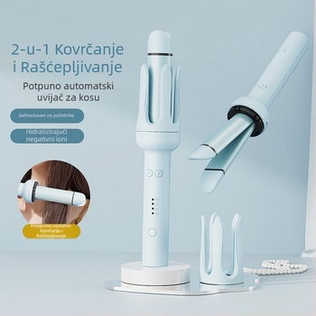 Dvostrano korištenje uvijač i peglanje za kosu — turmalin-keramički grijač, 15 razina temperature, 110–240V, 50W