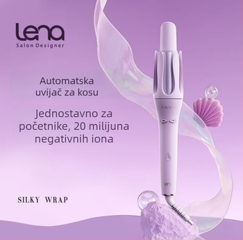 Lena Automatska kovrčava pegla za kosu, 3. generacija, negativni ioni, turmalinski keramički grijač, žično napajanje, 45W, 220V