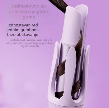 Lena Automatska kovrčava pegla za kosu, 3. generacija, negativni ioni, turmalinski keramički grijač, žično napajanje, 45W, 220V