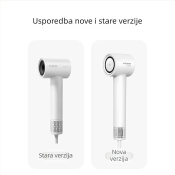 Sušilo za kosu s negativnim ionima, visok protok zraka, brzo sušenje i inteligentna kontrola temperature, 220V napajanje