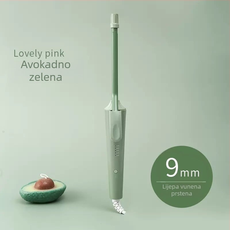 Uvijač za kosu s keramnim vodičem, podesiva temperatura, žično napajanje (AC), 20W, 220–230V