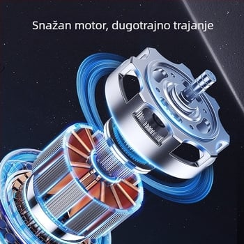 Pritech punjivi uređaj za šišanje kose s digitalnim zaslonom, ugrađena baterija 1200-2000 mAh, trajanje rada 1-3 sata, četkasti motor, oštrice od nehrđajućeg čelika