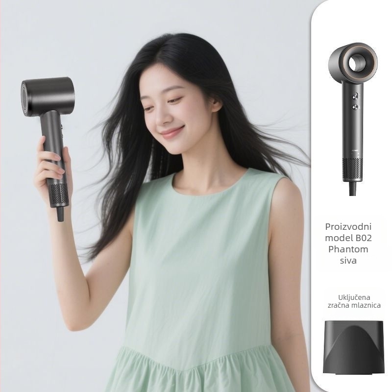 Bowwei B16 sušilo za kosu, bezčetkasti motor, 1600W, toplí/hlađi zrak, negativni ioni