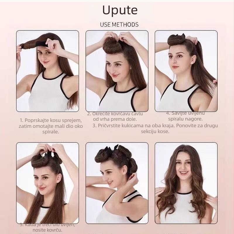 Rise alat za kovrčanje kose – materijal: tkanina, nije uvoz, za obične korisnike