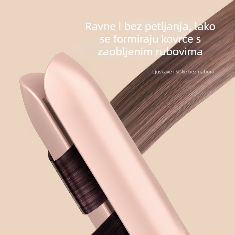 3-u-1 bežični aparat za kosu s turmalinsko-keramičkom površinom – ravnanje i kovrčanje, promjer 31 mm+, 40W, 3.7V