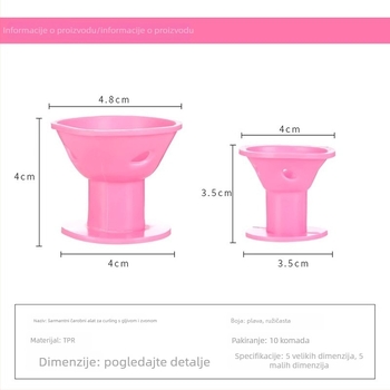 Kovrčava alat za kosu s gljivastim oblikom, silikon, domaći proizvod, marka Other, za obične korisnike