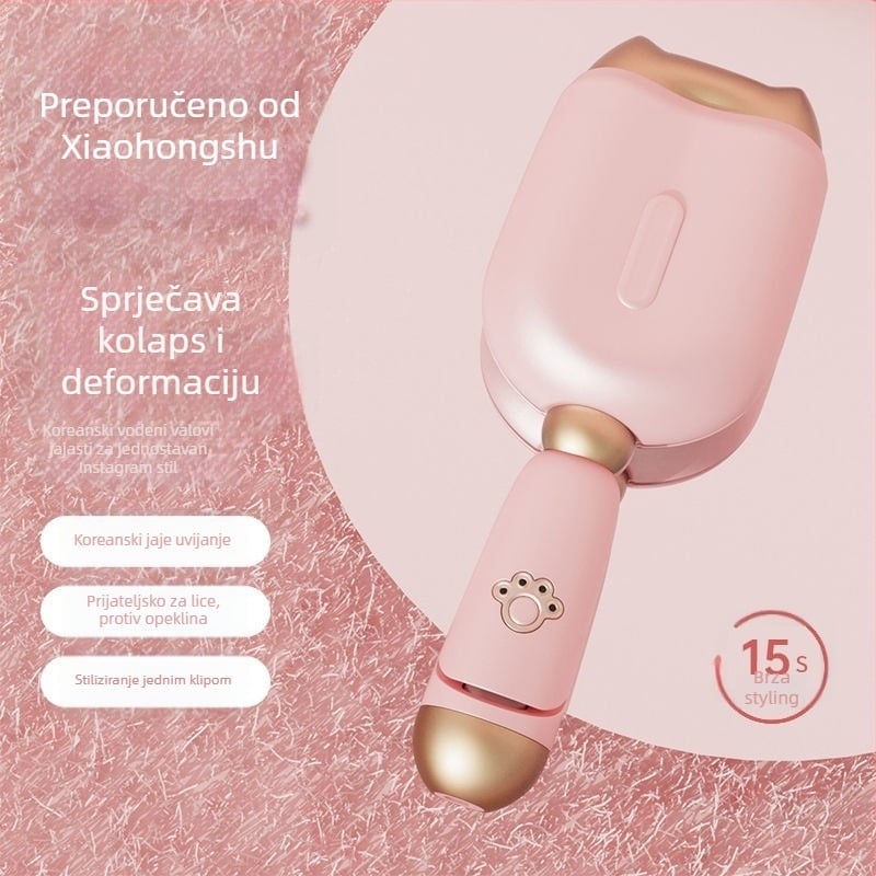 Kovrilo za kosu s turmalinskim keramičkim grijačem, 10-stupanjska regulacija temperature, žično napajanje, 42W, digitalni zaslon