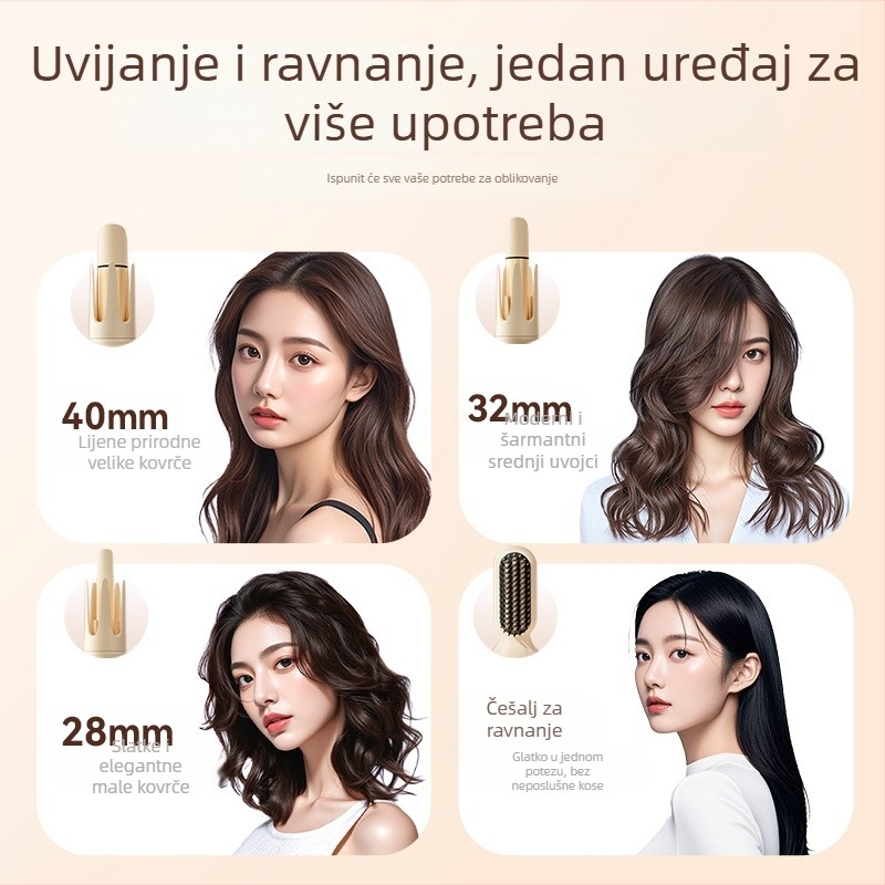 Hyundai sve-u-jednom styling alat za kosu: uvijač s negativnim jonima i pegla za kosu, dvostruka upotreba