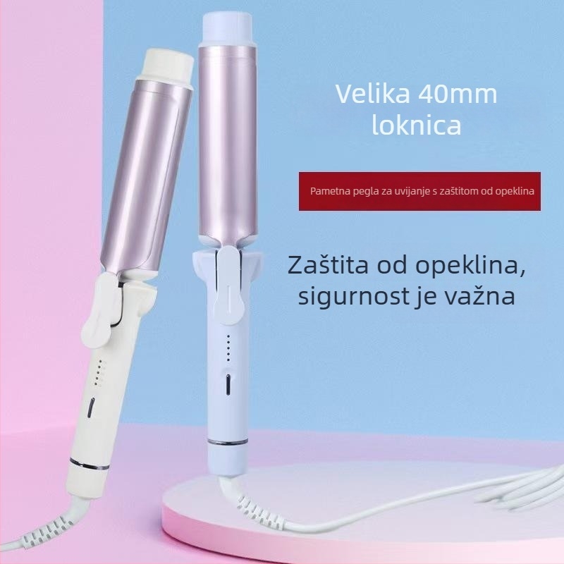 Uvijač za kosu za velike valove, jajasti oblik glave, PTC grijanje, 5-stupanjska regulacija temperature, 220V, 42W
