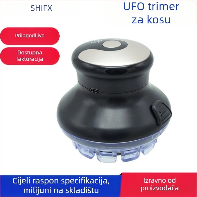 Kućni električni klip za kosu za kućnu upotrebu – dvostruko napajanje (punjenje ili priključak), brushless motor, ugrađena baterija 800–1000mAh, radno vrijeme 1–3 h, periv