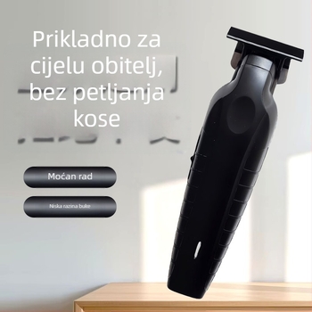 Punjava profesionalna šišačica za kosu – oštrica od titanijeve legure, četkasti motor, ugrađena baterija, nije vodootporna, trajanje 1–3 h