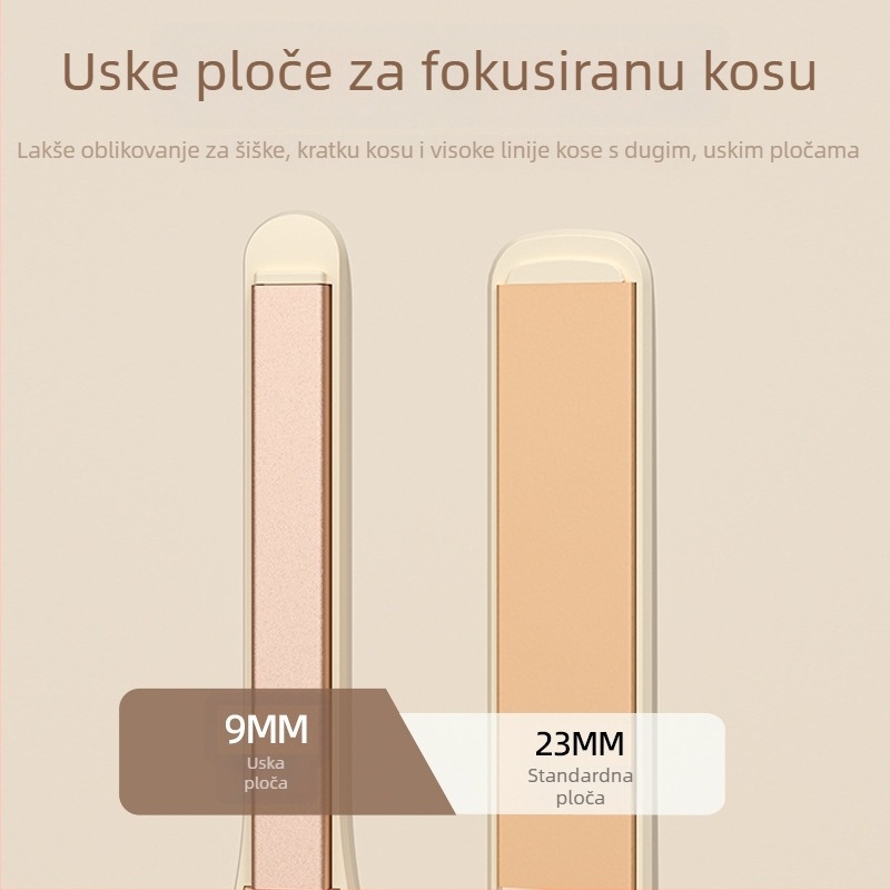 3-u-1 alat za oblikovanje kose s turmalin-keramičkim valjkom, 15 razina kontrole temperature, 220V, <25W