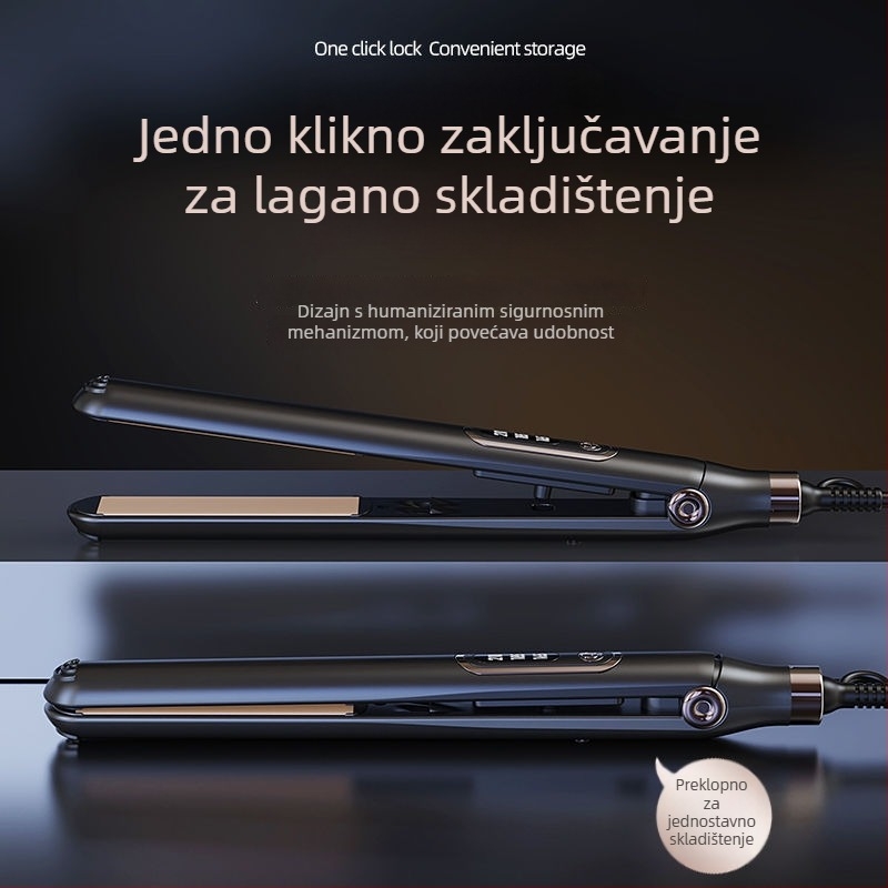 Dvostruko korištenje pegla za kosu i uvijač s titanijskim premazom, promjer grijne površine 16–20 mm, 3 razine temperature, 40 W, 220 V