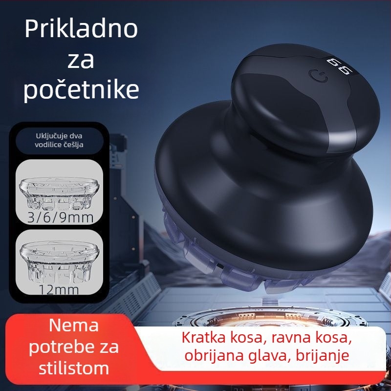 Kosa za kosu u UFO stilu, pametna samoposluživost, za kućnu upotrebu – automatsko šišanje frizure s ravnim vrhom