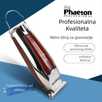 Profesionalna mašinka za šišanje kose za frizere, salonska upotreba, s nehrđajućom čeličnom oštricom za precizno šišanje i oblikovanje