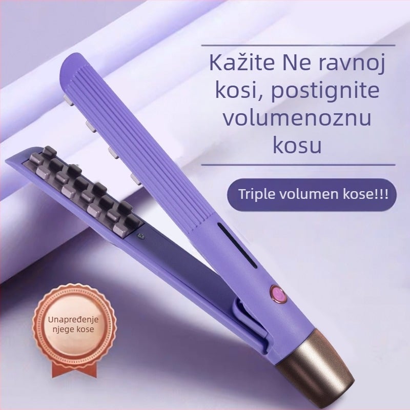 Uvijač za kosu s turmalinsko-keramičkim valjkom 21–30 mm, mokro/suho korištenje, 4 postavke temperature, zaštita stalne temperature, 220V 35W