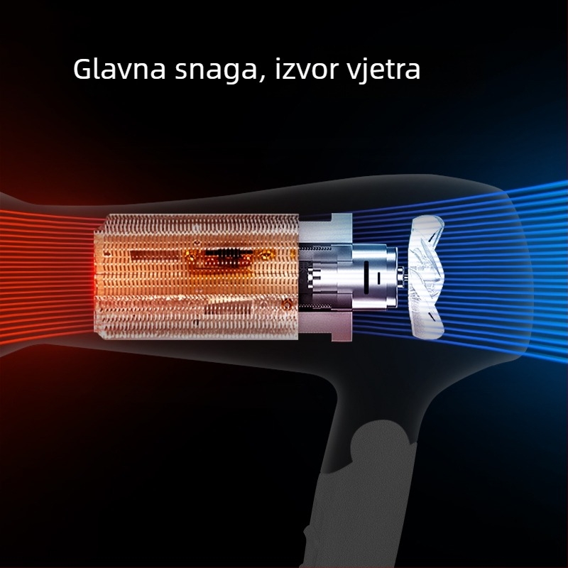 Sušilo za kosu 1626, 2000W, hladan/topao zrak, 3 brzine protoka zraka