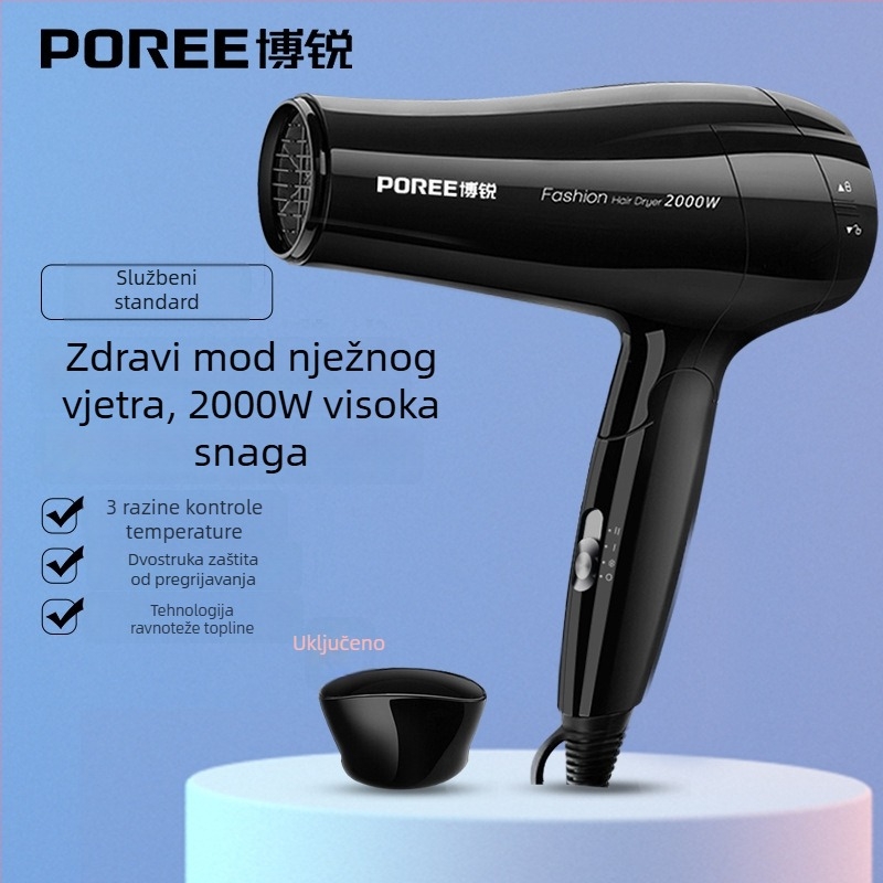 Sušilo za kosu 1626, 2000W, hladan/topao zrak, 3 brzine protoka zraka