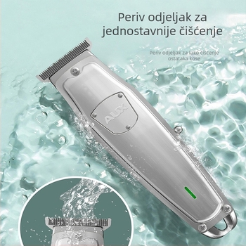 Električni podrezivač za karvanje – AUX-S2, dvostruko napajanje (punjenje/priključak), čelična glava za rezanje, odvojiva i periva glava