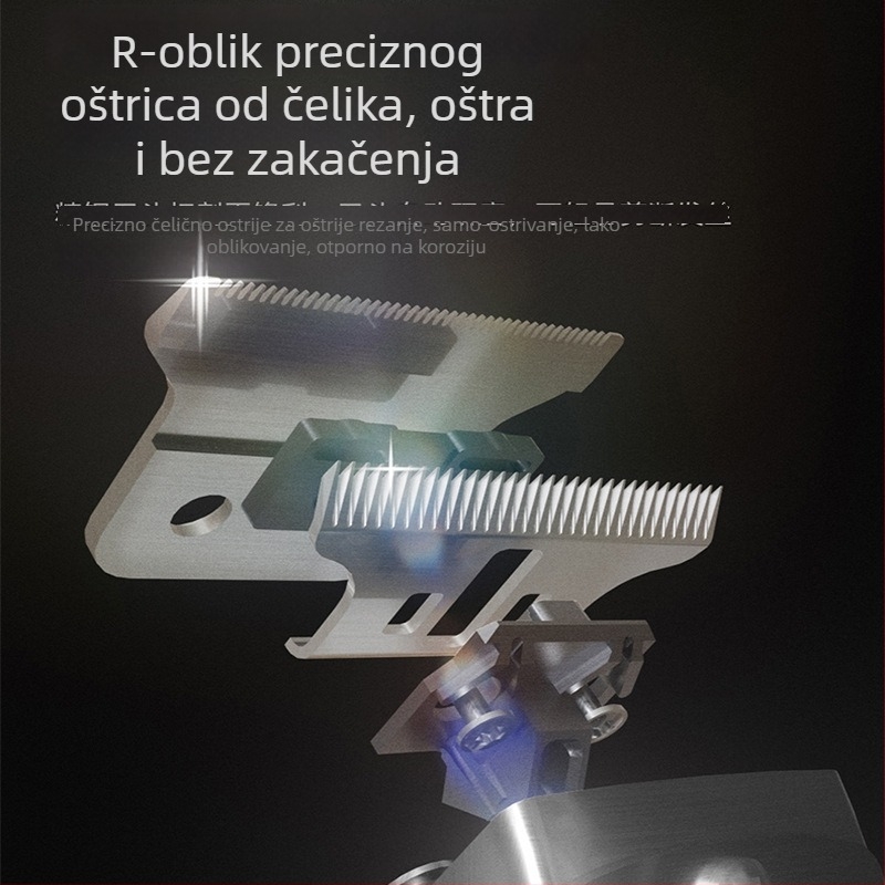 Električni podrezivač za karvanje – AUX-S2, dvostruko napajanje (punjenje/priključak), čelična glava za rezanje, odvojiva i periva glava