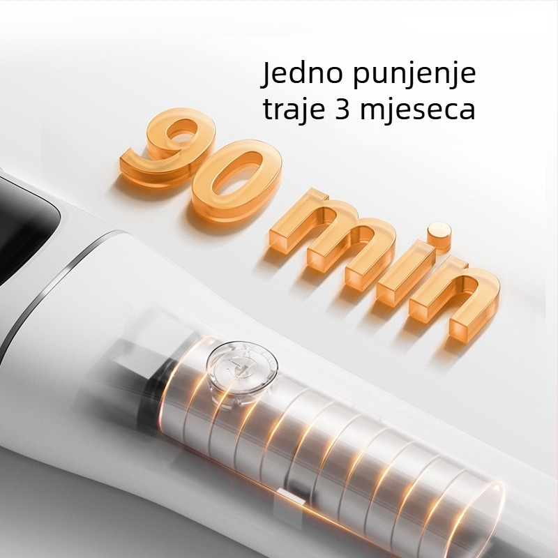 Električni uređaj za šišanje kose s keramičnim oštricama, za samostalno šišanje, pogodan za odrasle i djecu, suho čišćenje