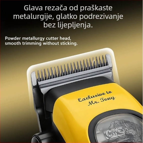 Kemei profesionalni bezčetkasti električni podšišač za kosu za salon, zamjenjivo kućište KM-1920