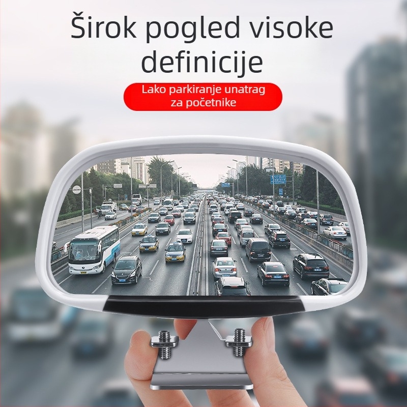 Automobilsko ogledalo za mrtve kutove – pomoćno retrovizorno ogledalo sa širokokutnim zakrivljenim zrcalom