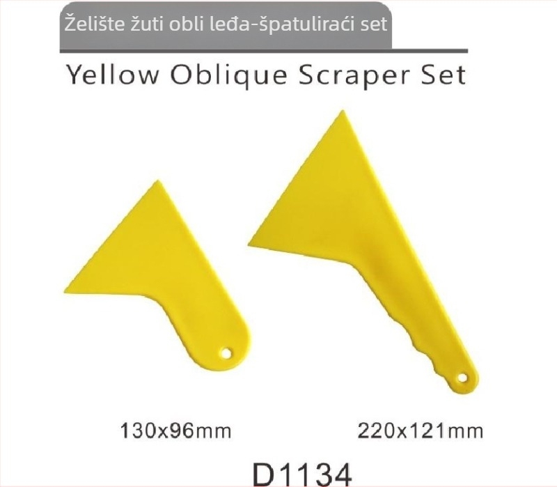 Plastični scraper za uklanjanje tapeta i morta; uklanjanje ljepila s glaziranih pločica; alat za uklanjanje auto folije – Serija: Scraper, Podrijetlo: Kina