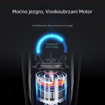 Električni škara za kosu za salon s dizajnom 0 oštrice, četkasti motor, keramička glava za rezanje, ugrađena baterija 1200–2000 mAh, radno vrijeme 3–6 h, buka 36–45 dB