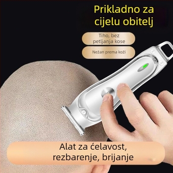Šišač za kosu s motorom bez četkica i keramičkim oštricama — suho korištenje, nije vodootporan, opća namjena