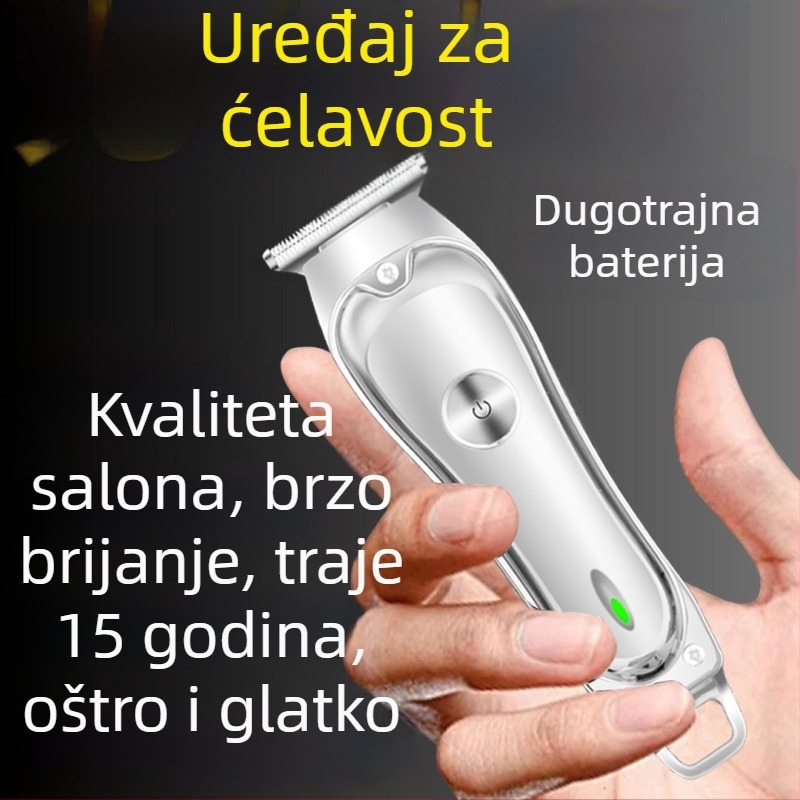 Šišač za kosu s motorom bez četkica i keramičkim oštricama — suho korištenje, nije vodootporan, opća namjena