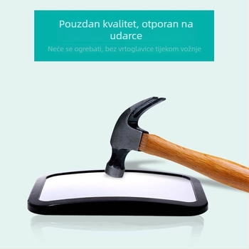 Automobilsko ogledalo za dijete za stražnje sjedalo, promatranje djeteta, crno