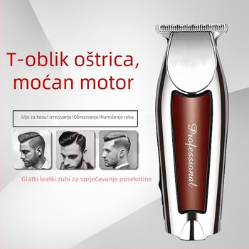 RESUXI Kućni kliper za kosu s bezčetkastim motorom, glava za rezanje od nehrđajućeg čelika, ugrađena baterija 800-1000mAh, trajanje 1-3 sata, napajanje baterijom/solarnom energijom