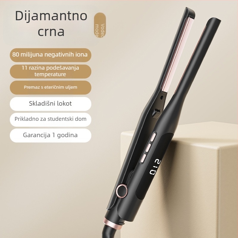 Muški peglanje za kosu, 3-u-1: uvijanje i ravnanje, turmalinski keramika, promjer 31 mm, LCD zaslon, 220 V