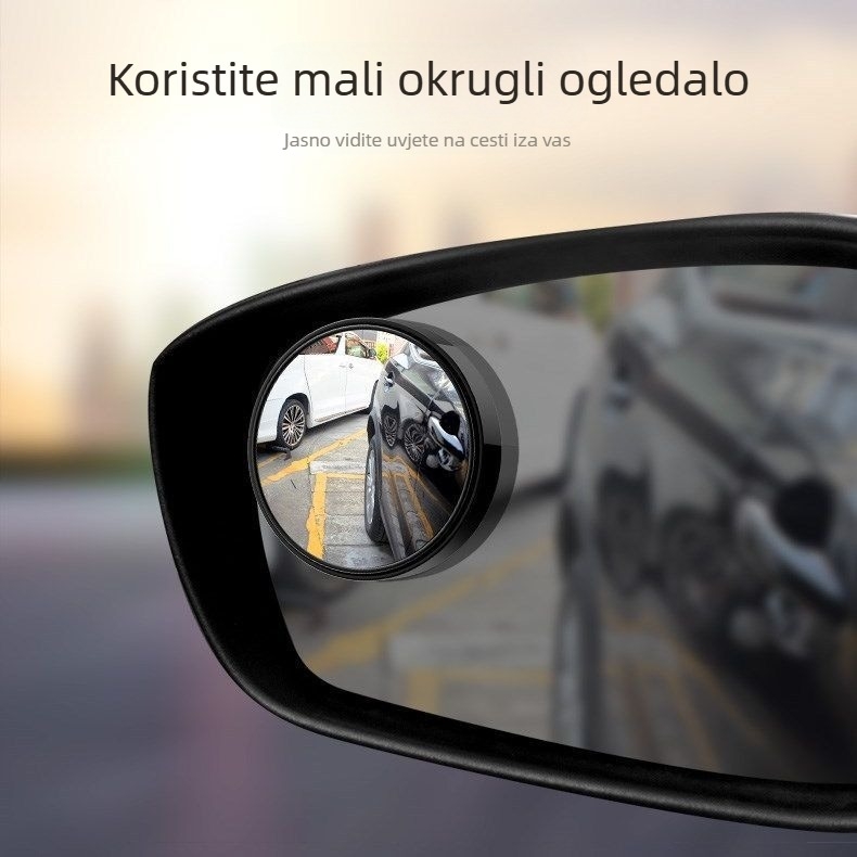 Retrovizor – sferni auto retrovizor, konveksno staklo, 12V napajanje