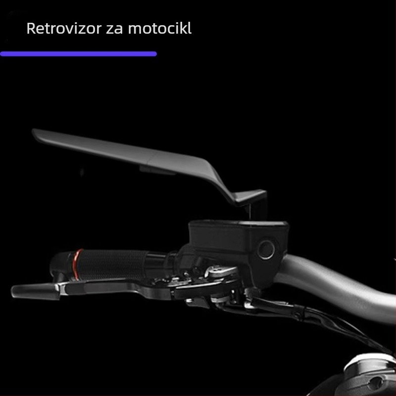 Motociklističko retrovizor od aluminijske legure, univerzalno aerodinamičko krilo za električna vozila, model HSJ-196