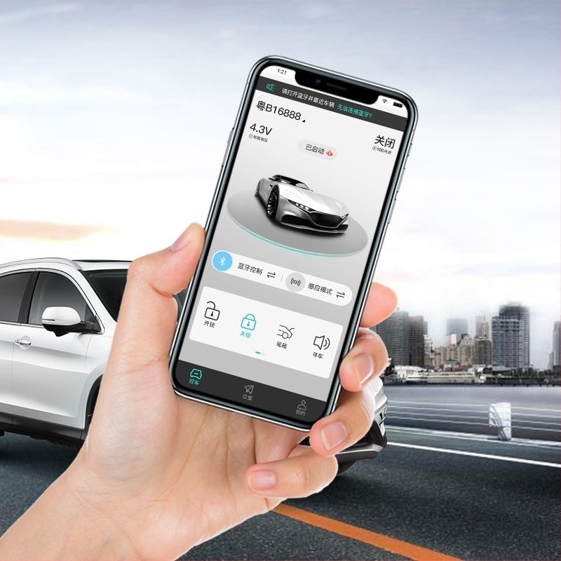 Pametni ključ automobila s nadogradnjom kontrole putem mobilnog telefona, NFC i Bluetooth, digitalno upravljanje flotom, daljinski pristup