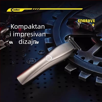 Profesionalna punjiva mašinica za kosu s motorom s četkama, odvojiva i periva oštrica, ugrađena baterija 1200–2000 mAh, radno vrijeme 3–6 sati, niski nivo buke