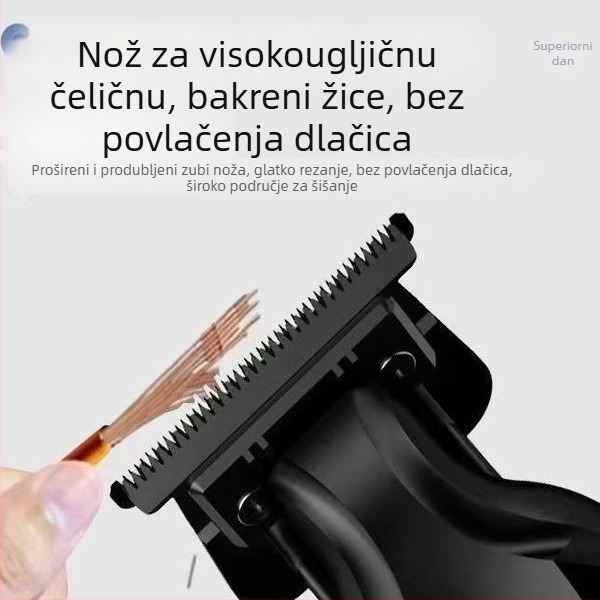 Električni kliper za graviranje za frizerski salon (opća namjena; pranje vodom: ne; materijal oštrice: drugi)