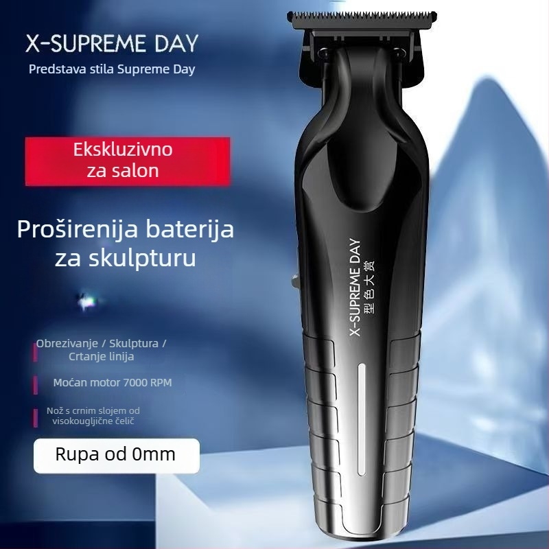 Električni kliper za graviranje za frizerski salon (opća namjena; pranje vodom: ne; materijal oštrice: drugi)