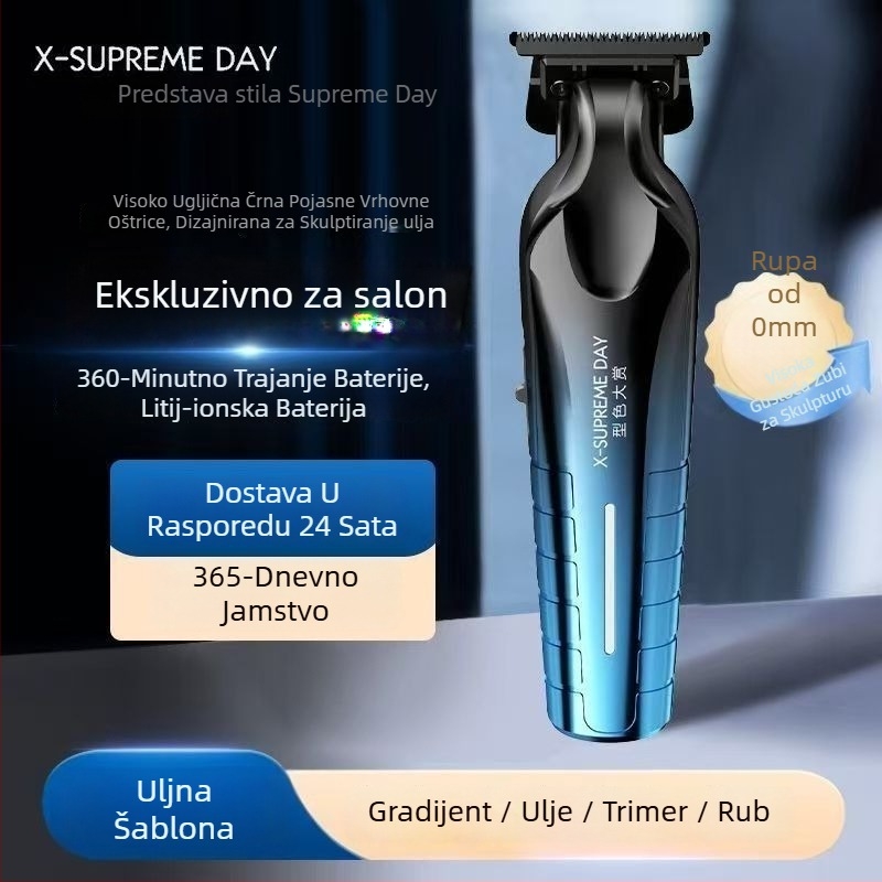 Električni kliper za graviranje za frizerski salon (opća namjena; pranje vodom: ne; materijal oštrice: drugi)
