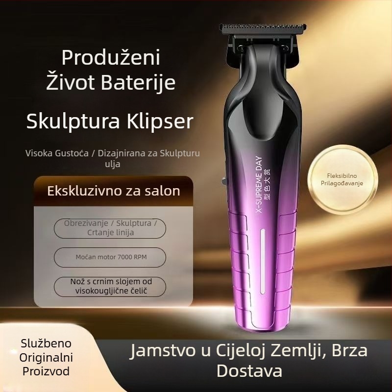 Električni kliper za graviranje za frizerski salon (opća namjena; pranje vodom: ne; materijal oštrice: drugi)