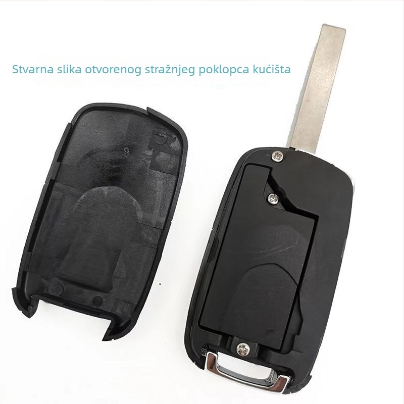 Sklopivo kućište ključa za Wuling Hongguang S1 BV-20 – ABS kućište; tipka od bijelog bakra; kompatibilno s Baojun sustavom; Hongguang modeli