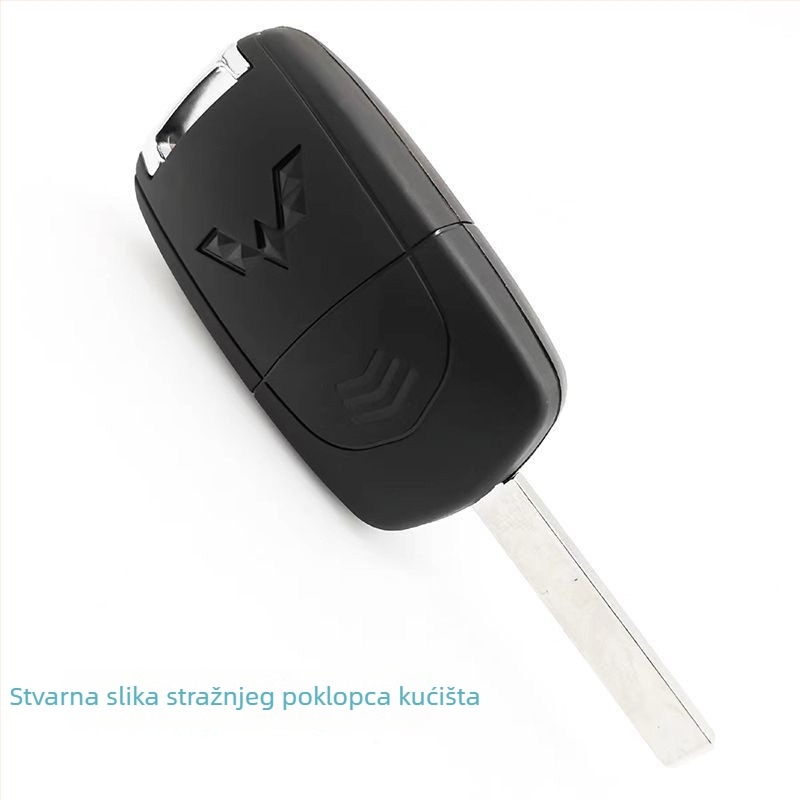Sklopivo kućište ključa za Wuling Hongguang S1 BV-20 – ABS kućište; tipka od bijelog bakra; kompatibilno s Baojun sustavom; Hongguang modeli