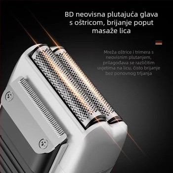Profesionalna električna mašinica za šišenje kose za frizerske salone — motor s četkama, oštrice od titanijog legura, ugrađena baterija 500–800 mAh, radni vijek 3–6 sati, buka ispod 36 dB
