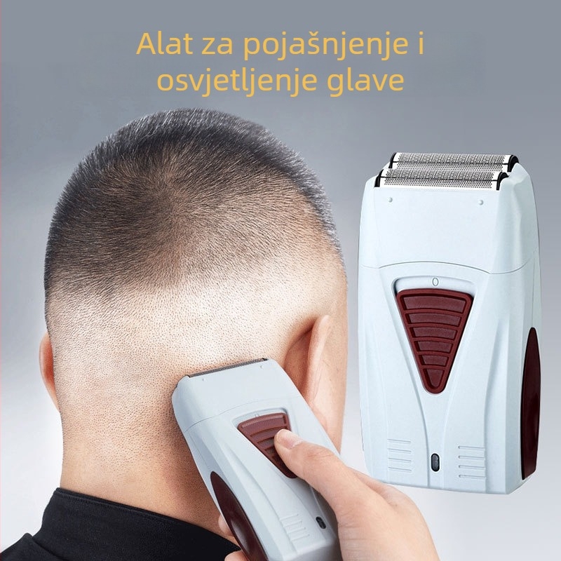 Profesionalna električna mašinica za šišenje kose za frizerske salone — motor s četkama, oštrice od titanijog legura, ugrađena baterija 500–800 mAh, radni vijek 3–6 sati, buka ispod 36 dB