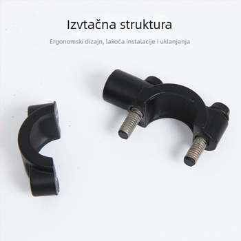 Držač retrovizora za električni bicikl i motocikl, plastični, kompatibilan s 6/8/10 zubima