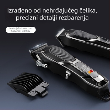 Zhimei međunarodni električni set za šišanje kose s četiri postavke, dugotrajna baterija, profesionalni salon visokih snaga