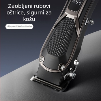 Zhimei međunarodni električni set za šišanje kose s četiri postavke, dugotrajna baterija, profesionalni salon visokih snaga